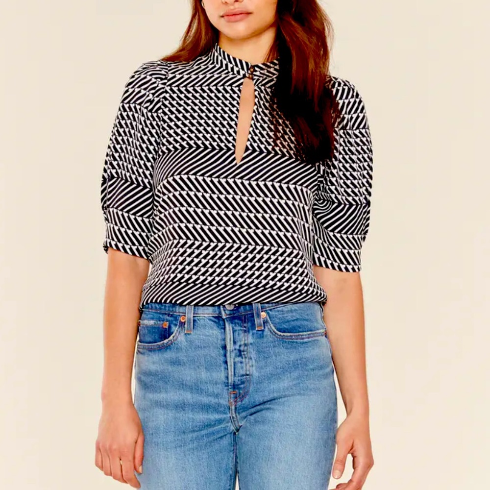 NWT Joie Navy Enida Top Size Xsmall